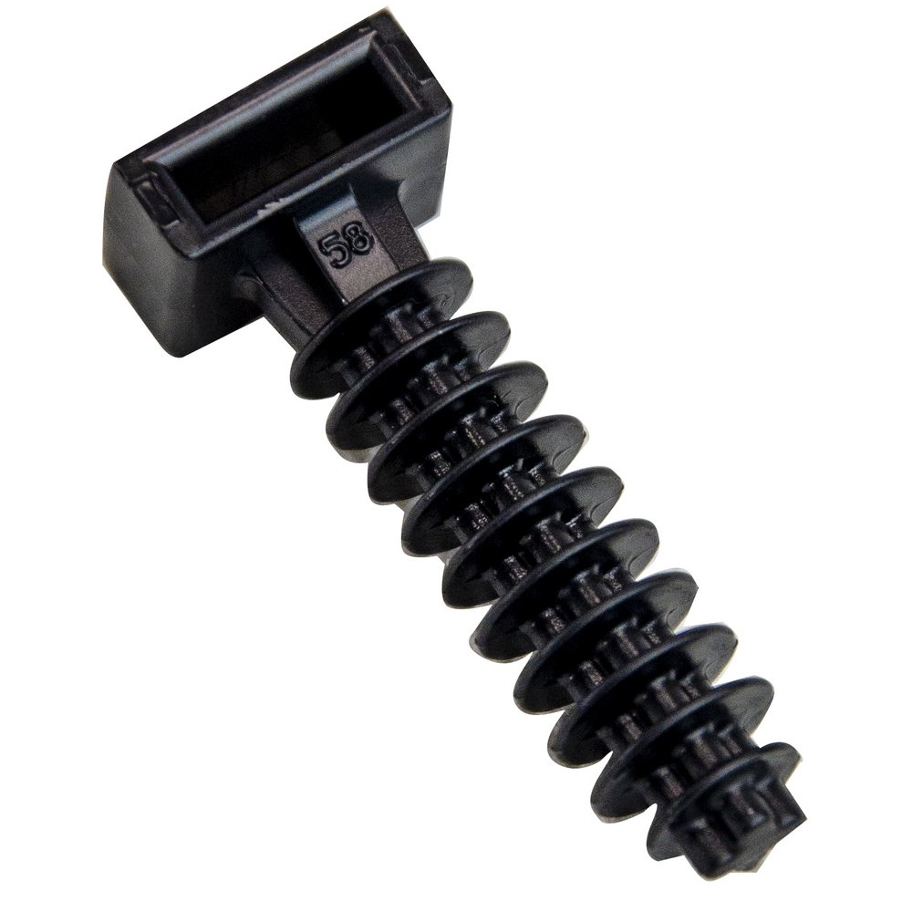 Masonry Mount Fixing Screws - Black