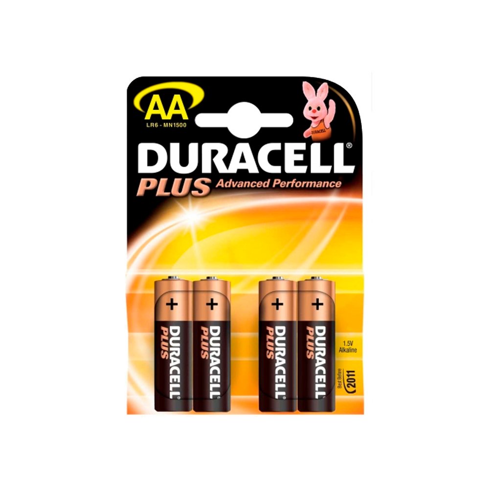 Plus Power AA Alkaline Batteries [Pack of 4]