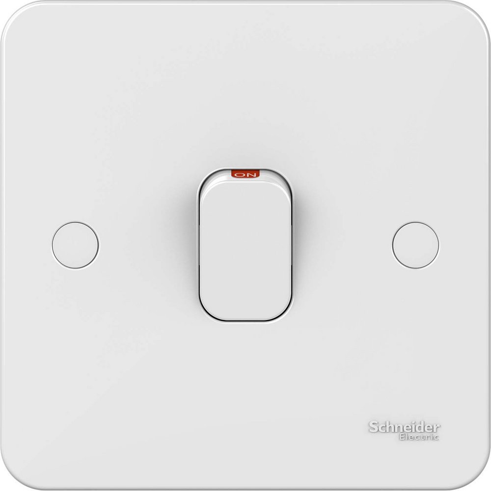 Lisse 20A Double Pole Switch White