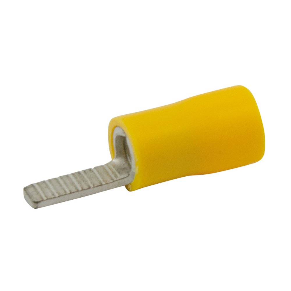 Crimp Terminal Blade (10.0x2.8mm) Yellow [Pack of 100]
