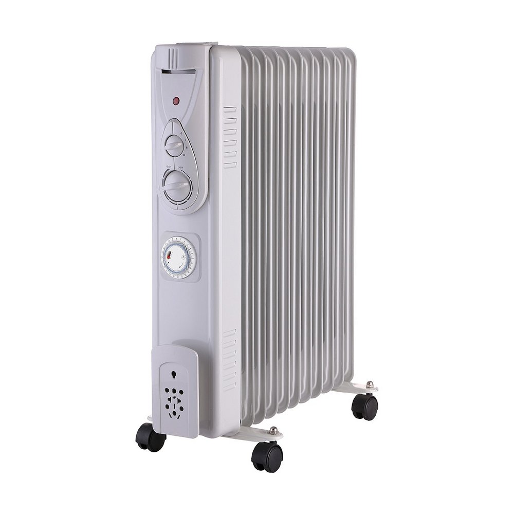 OilFilled 2.5kW 11 Fin Radiator with 24 Hour Timer