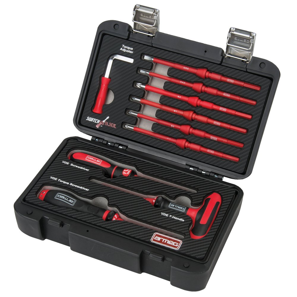 13 Piece Fully Loaded VDE Adjustable Torque Screwdriver Set