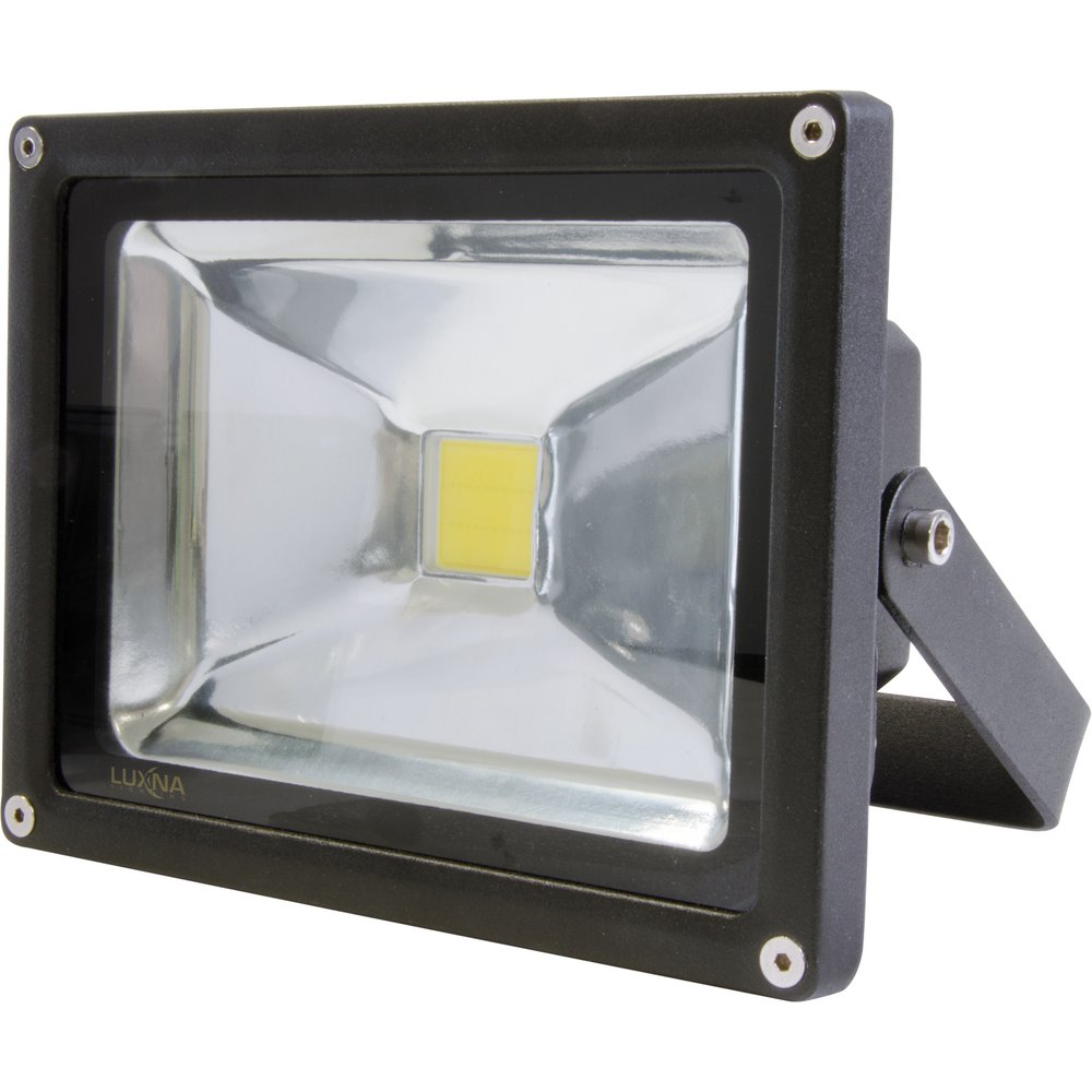 Floodlight LED 20W 5000K 1700Lm IP65 Housing V2 - Black