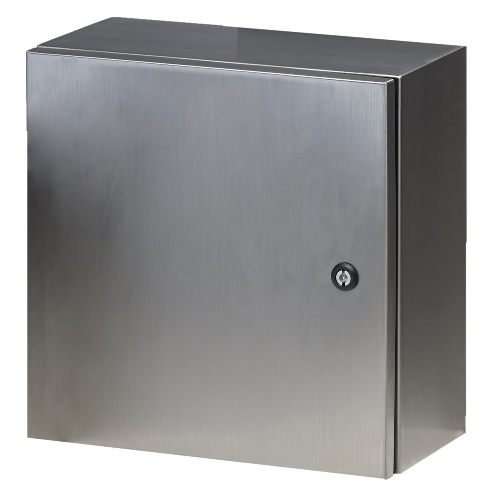 Stainless Steel Enclosure with Backplate, 300mm x 300mm x 150mm, IP65