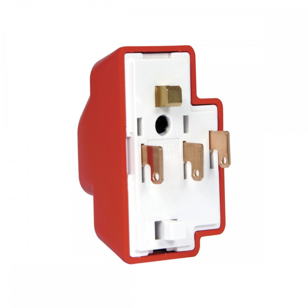 Klik 6A 4 Pin Plug Red