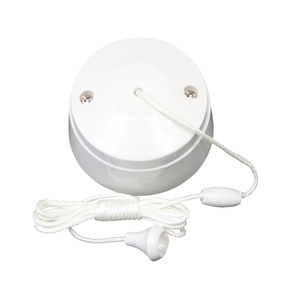 Ceiling Pull Cord Switch 10A 2 Way Bathroom Light Switch by CED Axiom 