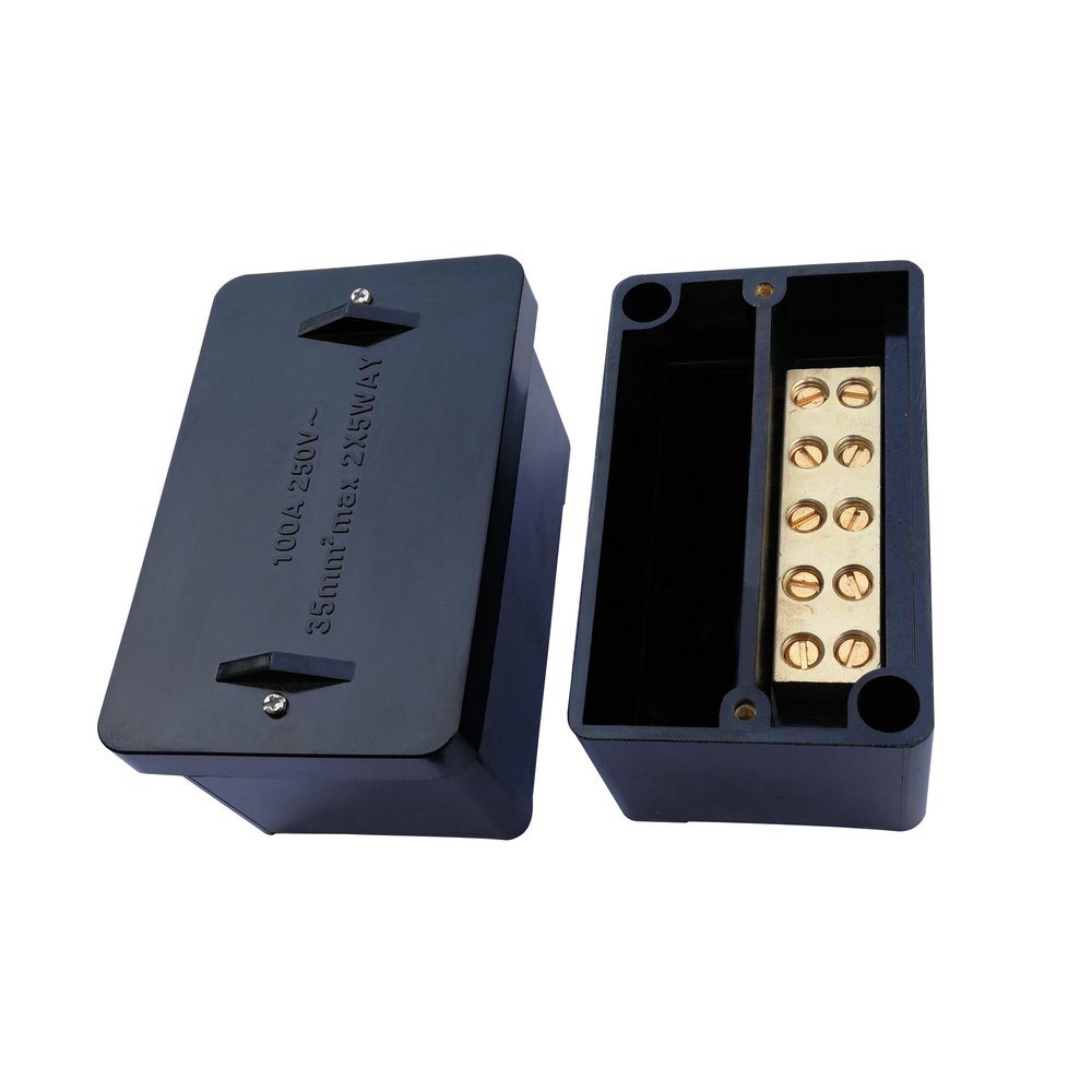 Single Pole Connector Block 100A 5x35mm (Double Height Case)