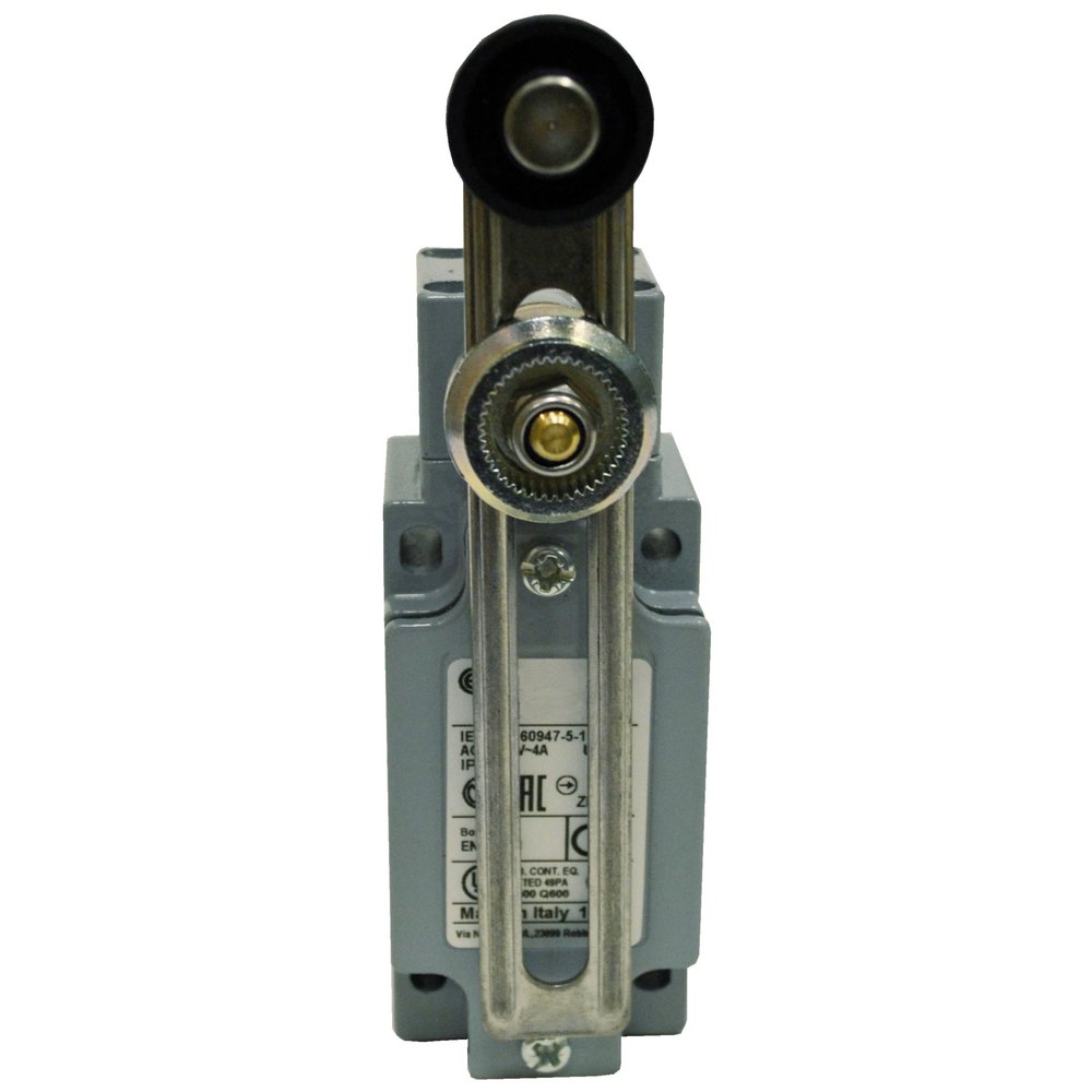 Limit switch M20 adj ø22 nylon roller lever 1NO + 1NC snap action