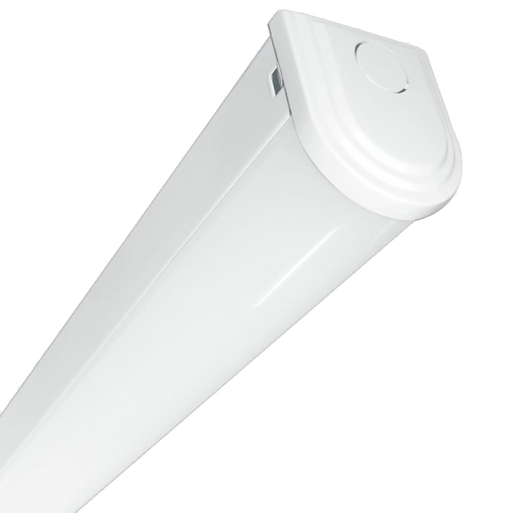 5ft High Output LED Economy Batten Fitting, 48W, 4000K, 4000lm, IP20, White