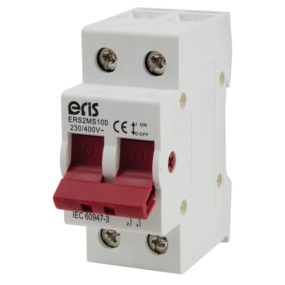 100A 2 Pole Mains Isolator Switch