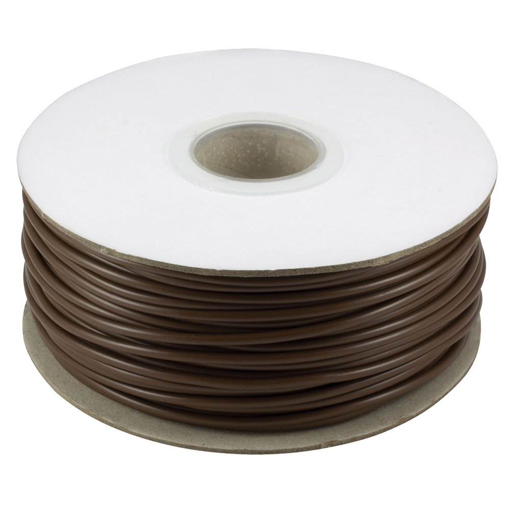 2mm PVC Earth Sleeving Brown 100m