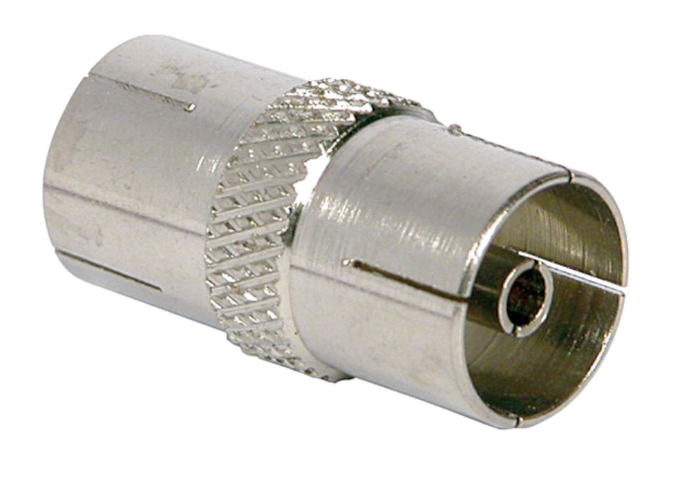 Nickel Plated Coax Coupler