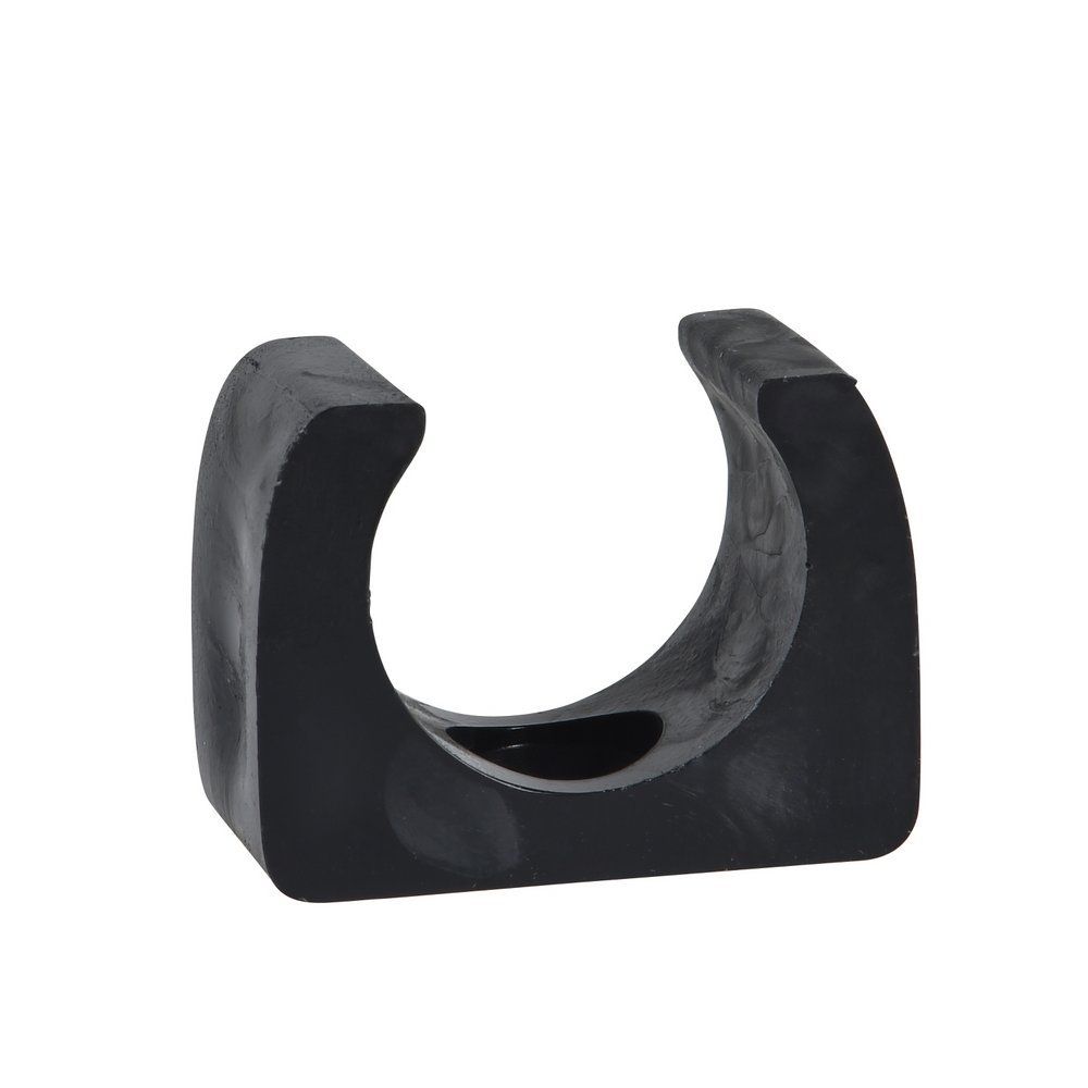 25mm Round Spring Clip Saddle Black