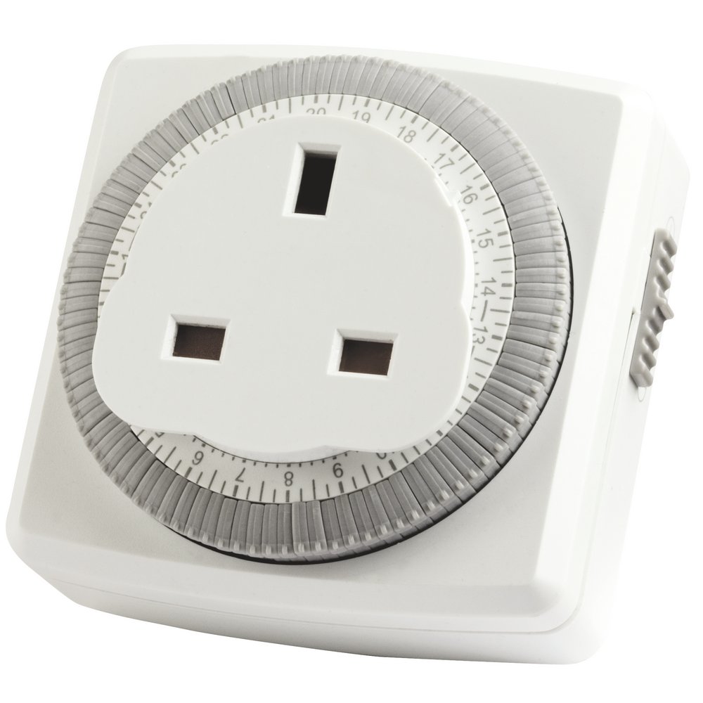 Compact PlugIn Segment Time Controller, 24 Hour, White