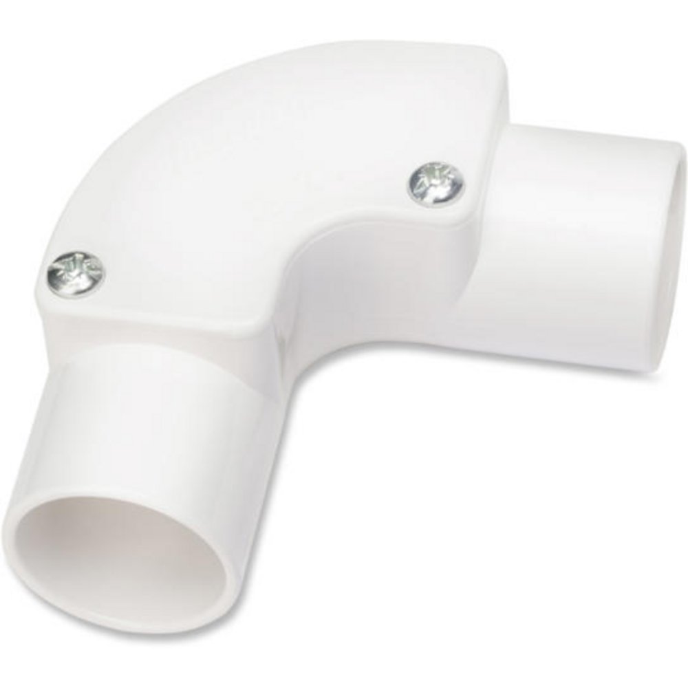 Inspection Elbow, 25mm, White