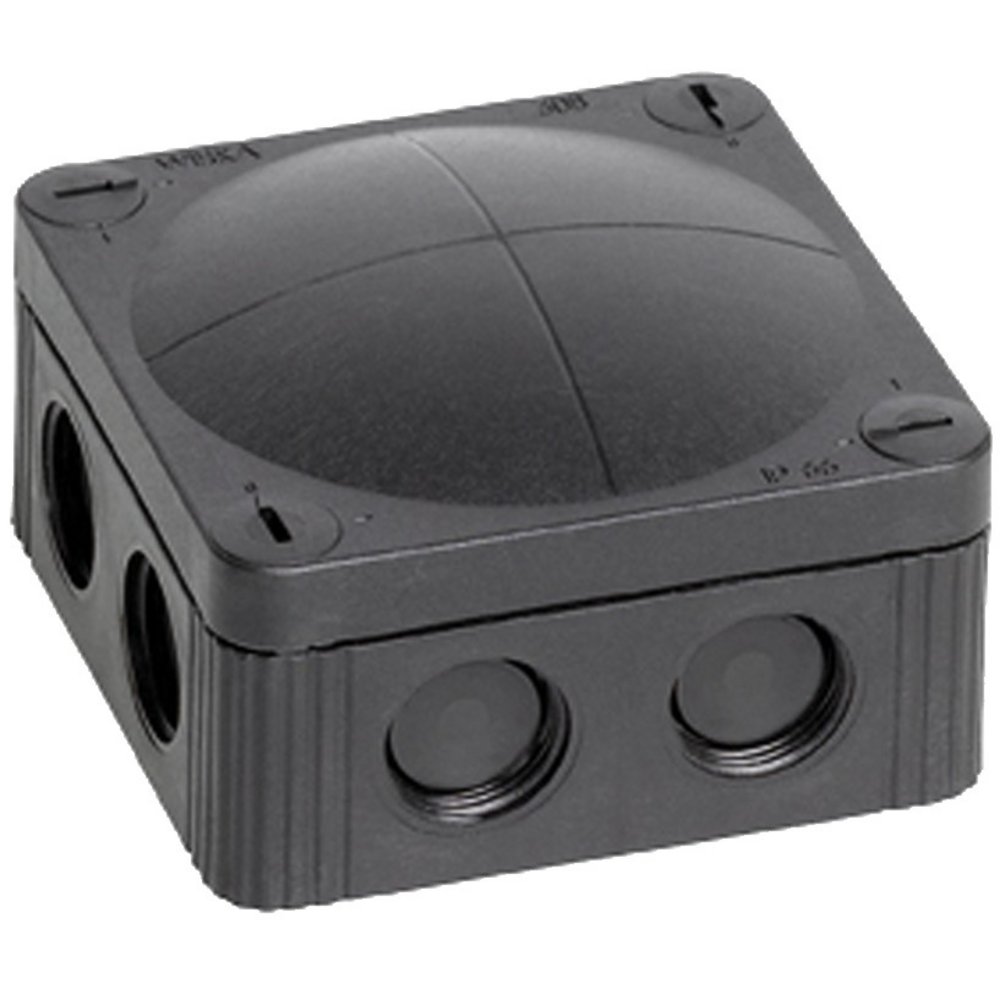 COMBI 308/5 IP66/IP67 Junction Box - Black