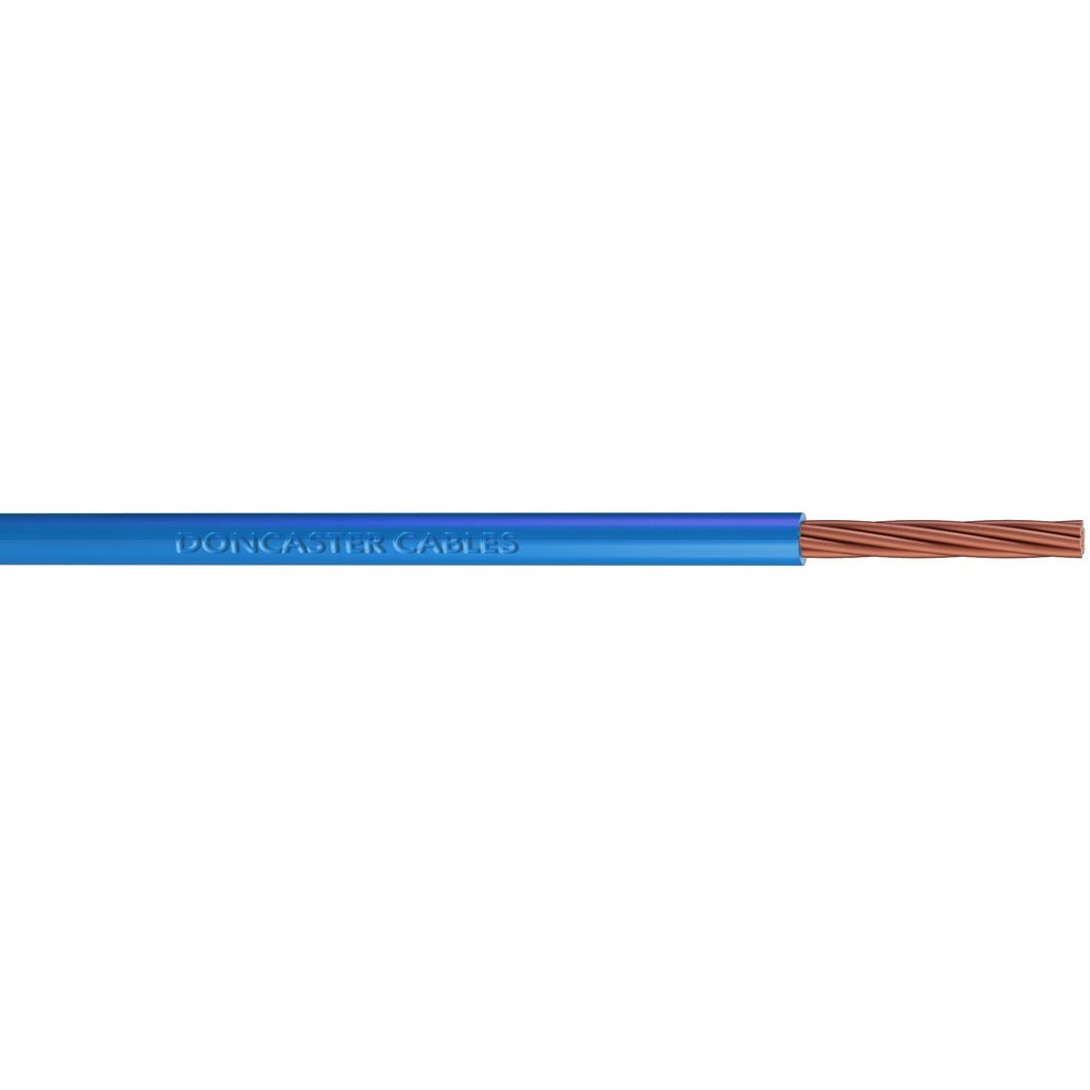 6491B6.0BL100 Doncaster Cables 6491B Single Core Cable, 6mm², LSNH, Blue  (100m Drum)