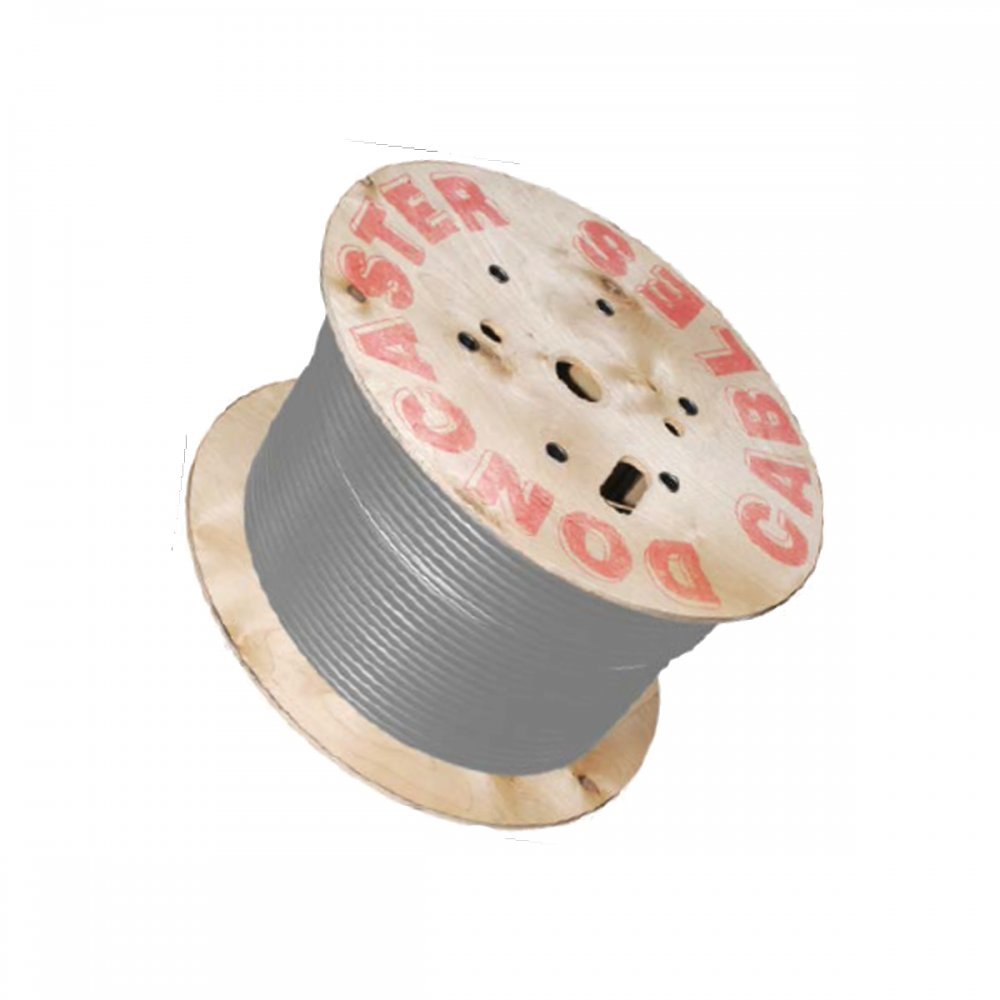 YY Control Flexible Cable, 0.75mm², 4 Core, PVC, Grey (Per 1 Mtr)