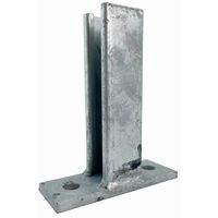 Show details for  Cantilever Arm Flat Plate, 2 Hole, 150mm, Steel