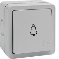 Show details for  Sollysta 10A 1 Gang IP66 Press Bell Switch