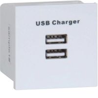Show details for  USB Module, 2 Module, White