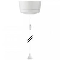 Show details for  6A 2 Way Ceiling Switch, 1.5m, White