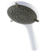 Show details for  Shower Head, Five Function, White