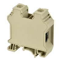 Show details for  Feed Through DIN Rail Mount Terminal Block, 125A, 1kV, 35mm, Grey