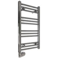 Show details for  150W Chrome Heated Towel Rail with Thermostat