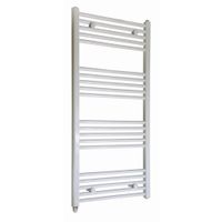 Show details for  300W Heated Towel Rail with Thermostat, 20 Bar, 1200mm x 550mm, White