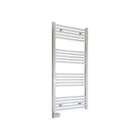Show details for  300W White Heated Towel Rail with Thermostat