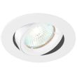Show details for  50W White Cast Tilting Indoor Downlight (Lamp Not Included)