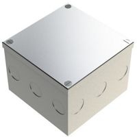 Show details for  Adaptable Box with Knockout, 75mm x 100mm x 100mm, Galvanised Sheet Steel