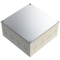 Show details for  Adaptable Box with Knockout, 75mm x 150mm x 150mm, Galvanised Sheet Steel