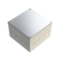 Show details for  Adaptable Box with Knockout, 100mm x 150mm x 150mm, Galvanised Sheet Steel