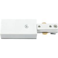Show details for  230v Single Circuit track Power Feed white