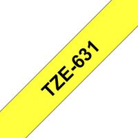 Show details for  9mm Black on Yellow Labelling Tape