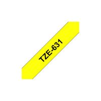 Show details for  9mm Black on Yellow Labelling Tape