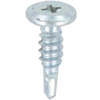 Show details for  Panhead Self Drilling Screw, Pozi, 5.5mm x 40mm, BZP Steel [Pack of 200]