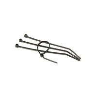 Show details for  Cable Ties (160 x 2.5mm) - Black [Pack of 100]