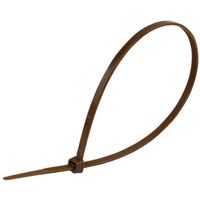 Show details for  Cable Ties (300 x 4.8mm) - Brown [Pack of 100]