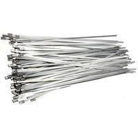 Show details for  Cable Ties (360 x 4.6mm) - Stainless Steel [Pack of 100]