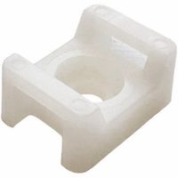 Show details for  Cable Tie Fixing Base, 22mm x 16.2mm x 9.6mm, Screw Mount, Natural