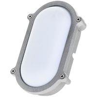 Show details for  7W Oval LED Energy Saver Bulkhead Light, 5000K, 700lm, IP65
