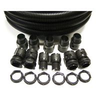 Show details for  IP40 20mm x 10m Black Polypropylene Contractor Pack c/w 10 x Glands & Locknuts