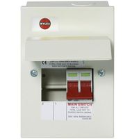 Show details for 40A Main Switch Consumer Unit, 2 Way, Steel, IP2XC
