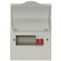 Show details for 100A Main Switch Consumer Unit, 5 Way, Steel, IP2XC