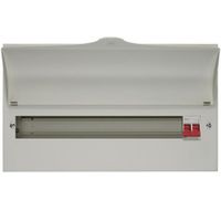 Show details for  100A Main Switch Consumer Unit, 19 Way, Steel, IP2XC
