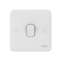 Show details for  Lisse 10A 1 Gang 2 Way Switch - White