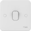 Show details for  10AX 2 Way Plate Switch, 1 Gang, White, Lisse Range
